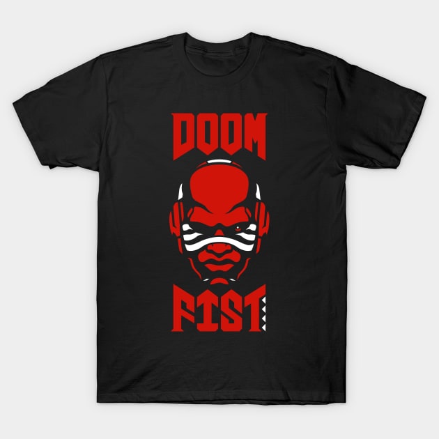 Doom the Fist T-Shirt by ricechuchu